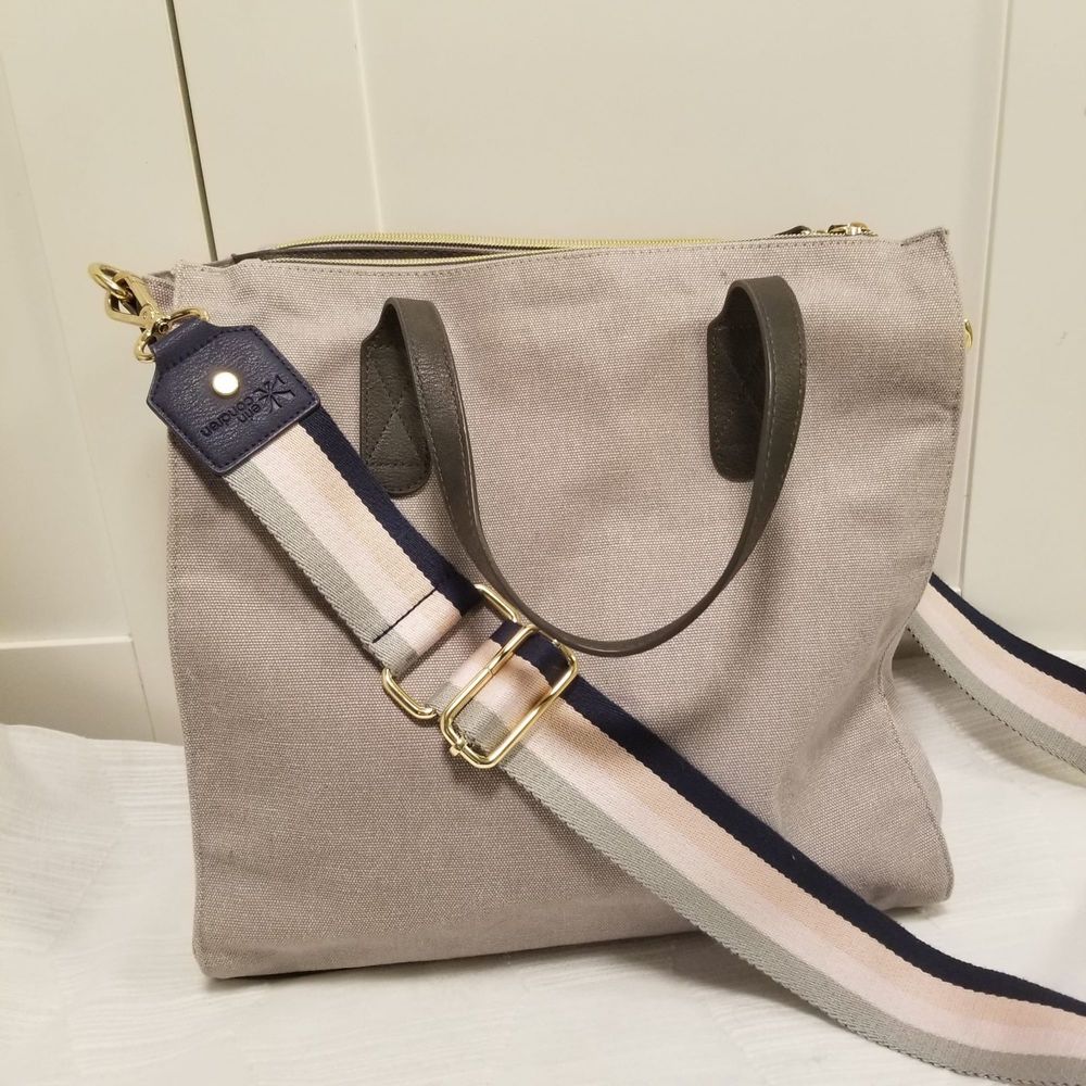 Erin Condren Canvas Tote Planner Crossbody Bag